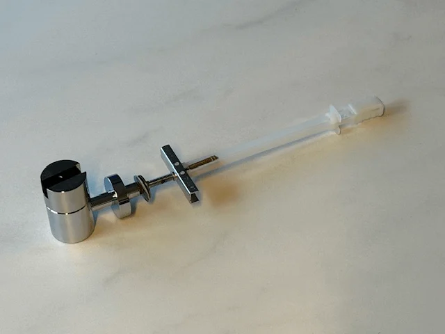 Montageset glasplaat stoominlaat (1-stuk)