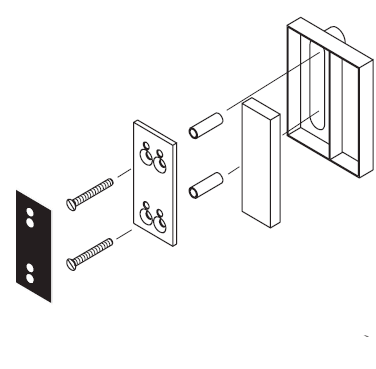 Serviceset | Magneet deurgreep Aquafun | wit