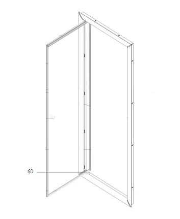 Scharnieren M6 Deur Nylon (set van 2 st)